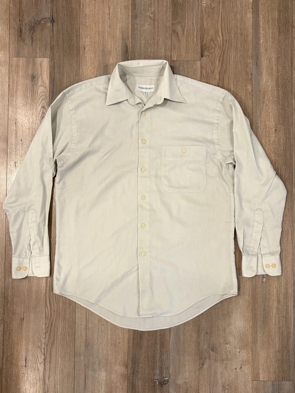 Yves Saint Laurent Light Beige Dress Shirt